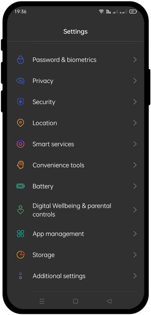 Realme battery Price at the realme service center 3 realme mobile settings