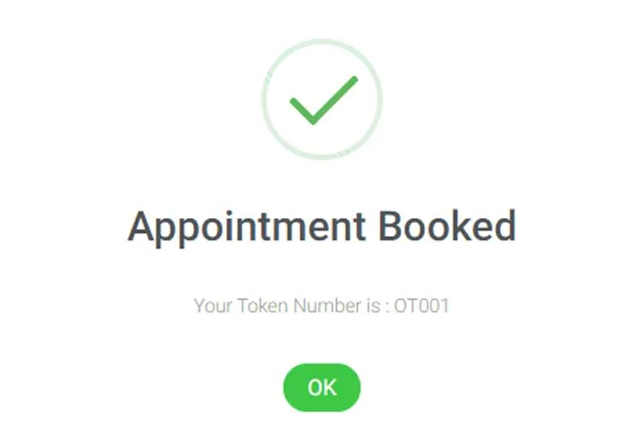 Samsung appointment booked notification