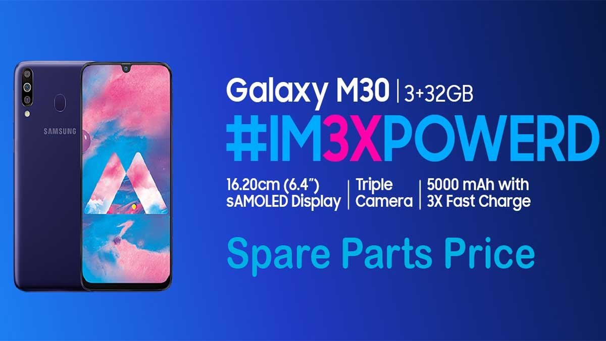 samsung galaxy m30s spare parts price