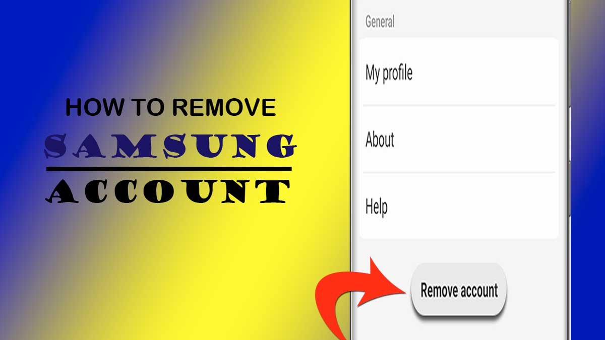 how to remove samsung account without password from mobile