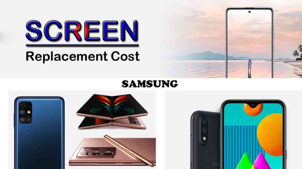 Samsung phone screen replacement cost at service center