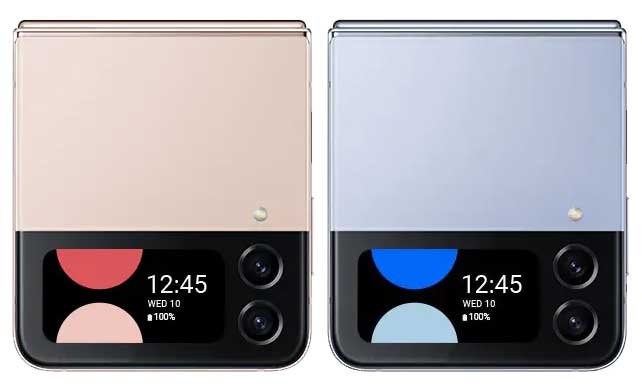 Samsung Galaxy Fold 4 pink gold & blue color variants
