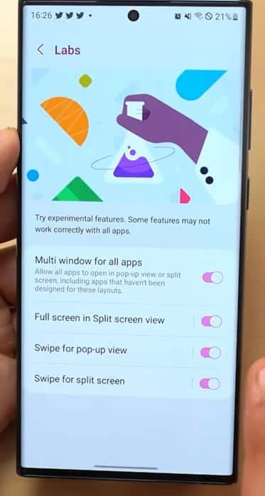 samsung labs new features with one ui 5.0 udpate