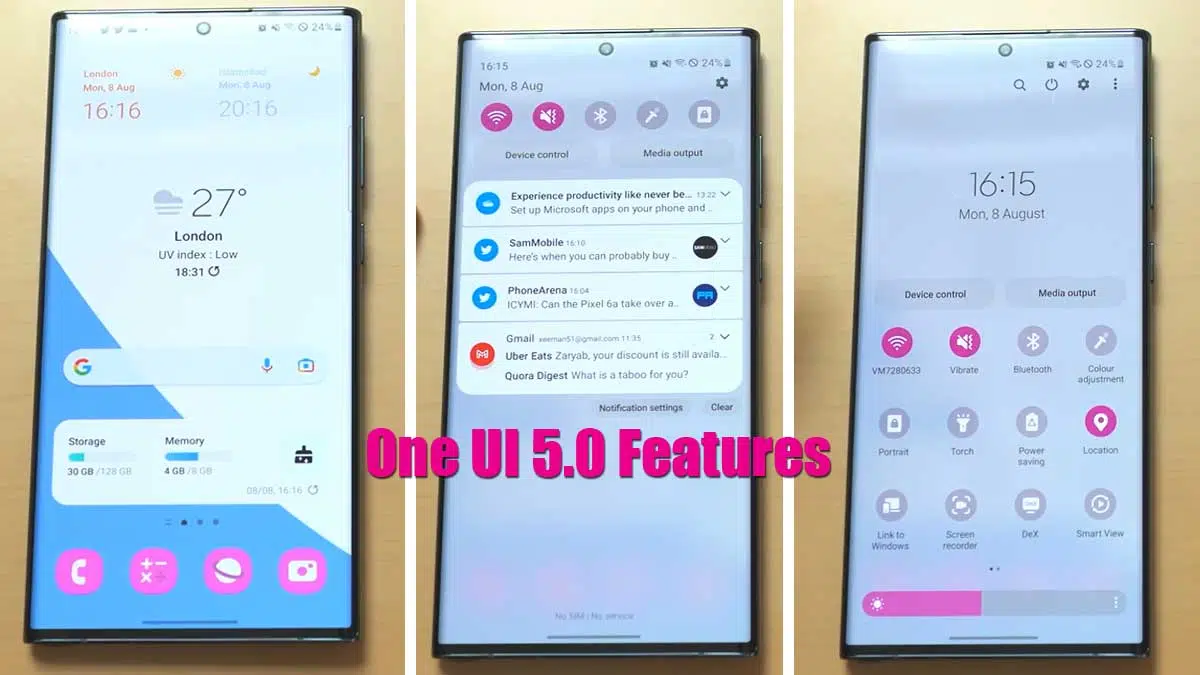 samsung one ui 5.0 new features