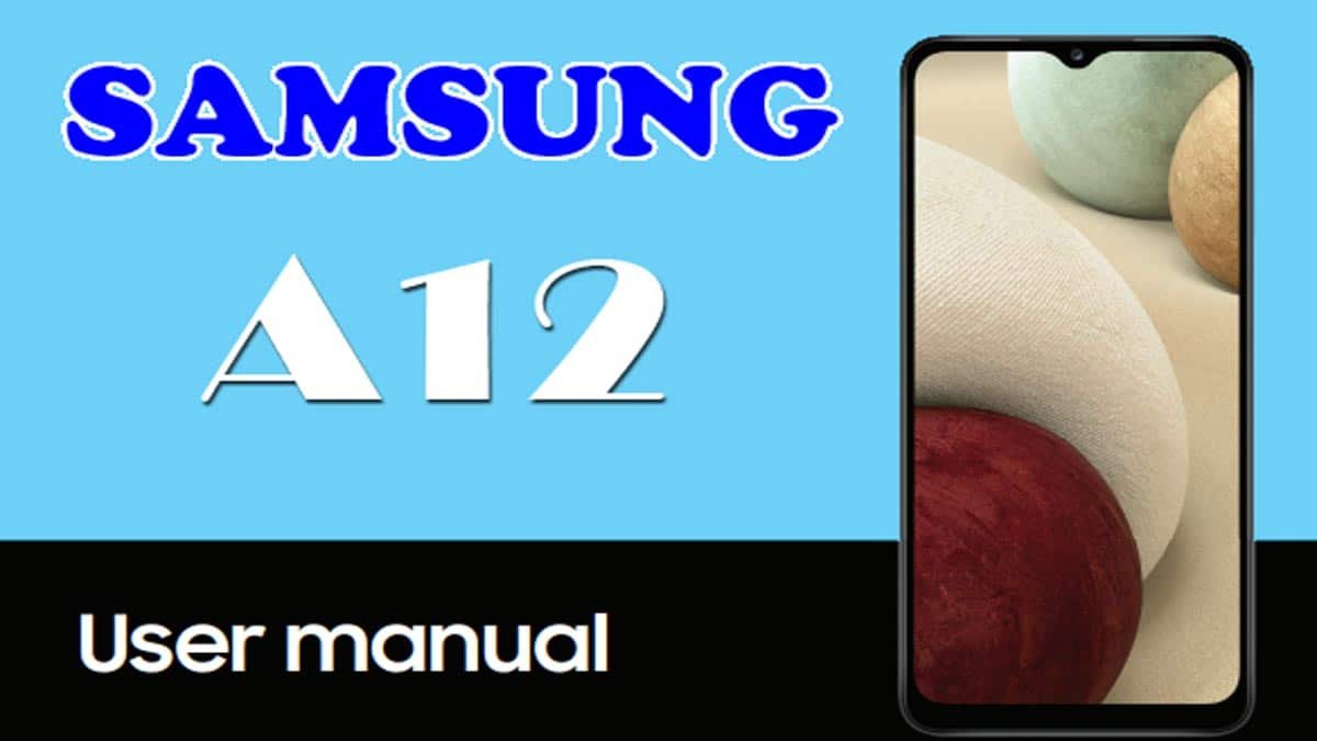 samsung galaxy a12 user manual pdf instructions