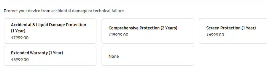 Samsung care+ plans for S23 Ultra