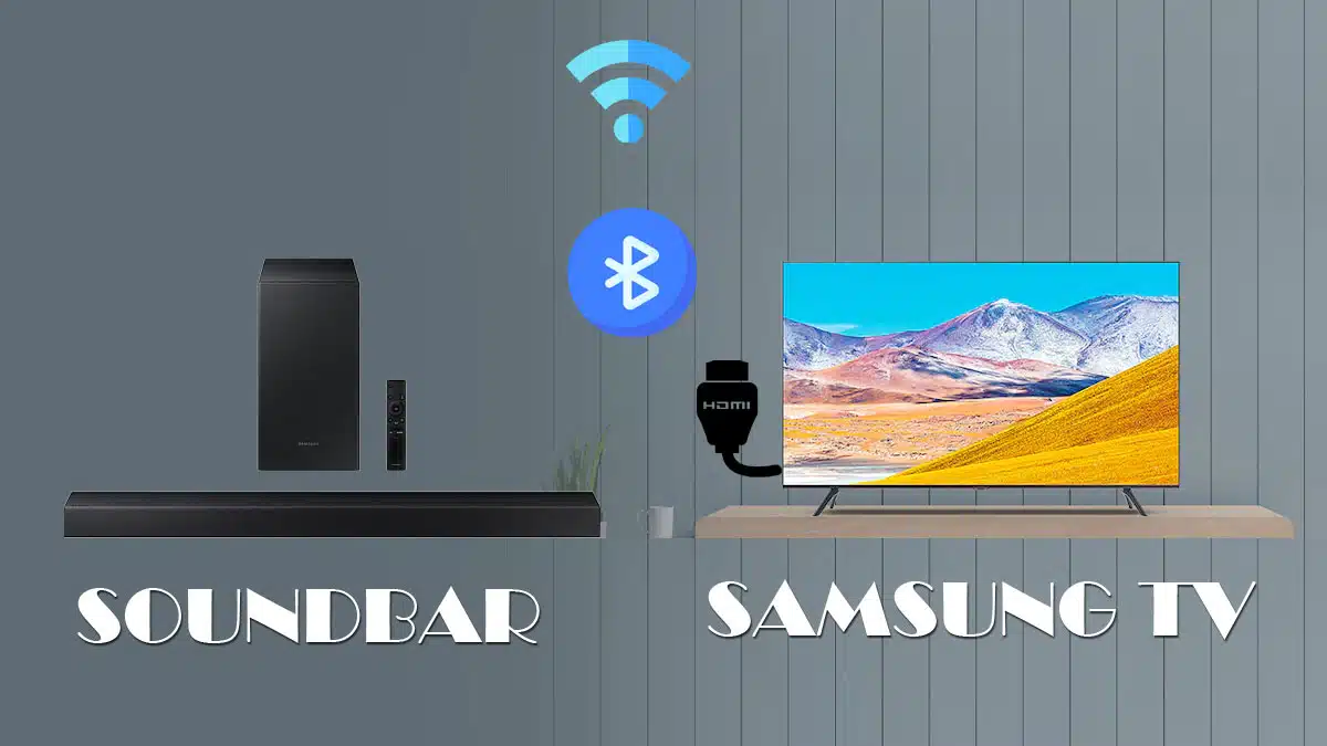 connect samsung tv to soundbar using wifi bluetooth hdmi & optical cable