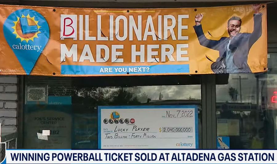 billionaire made here calottery joe's service center