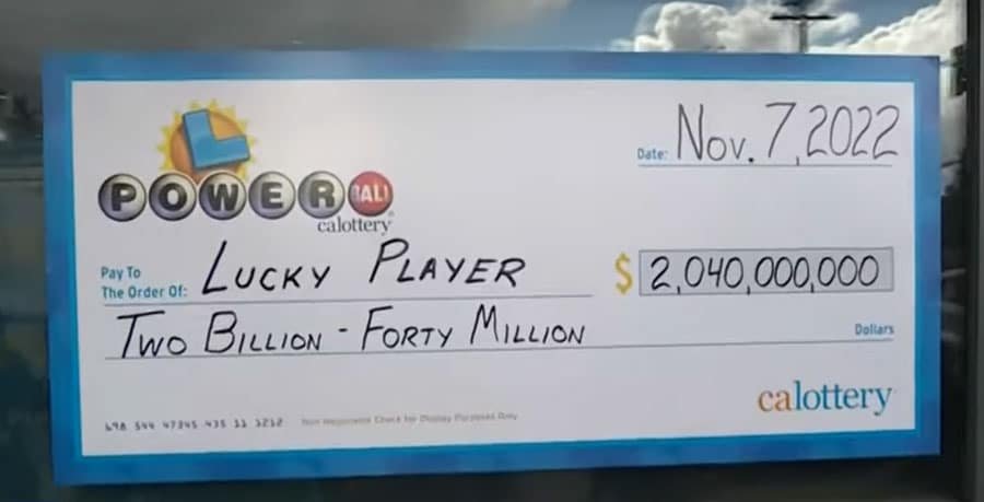 powerball colottery check
