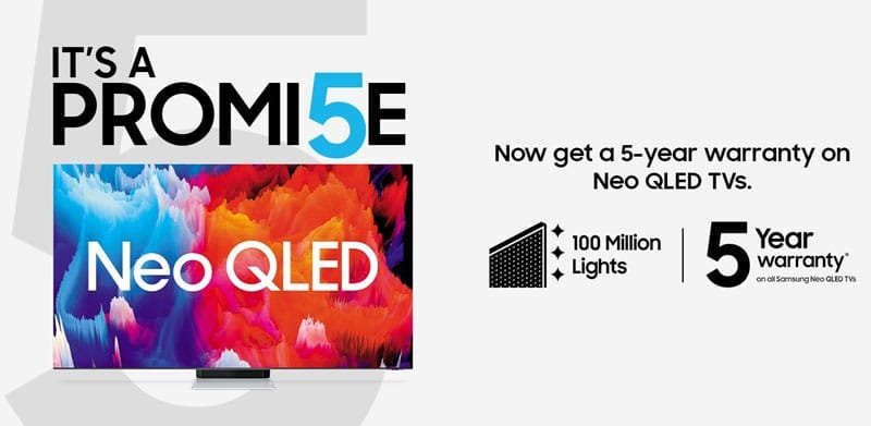samsung neo qled tv warranty