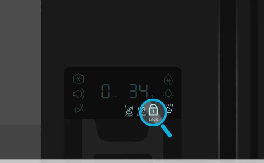 child lock in samsung refrigerator