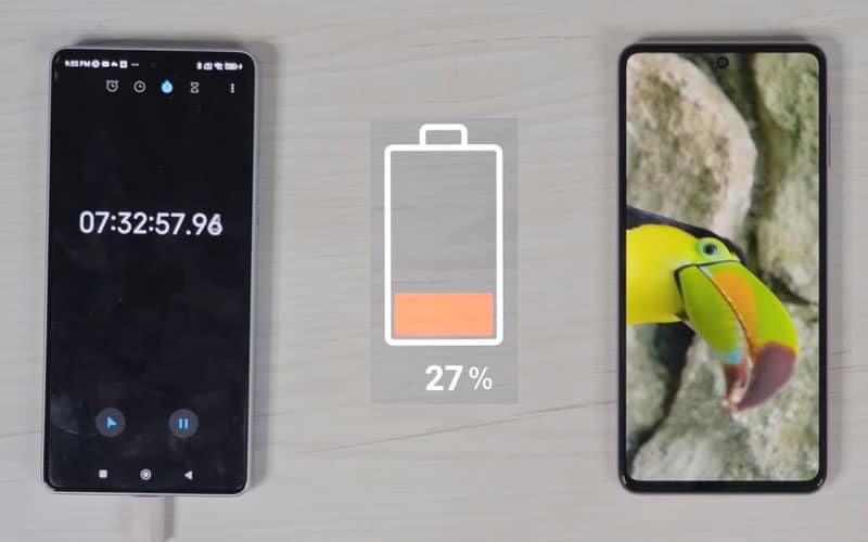 Samsung F54 Battery drain test