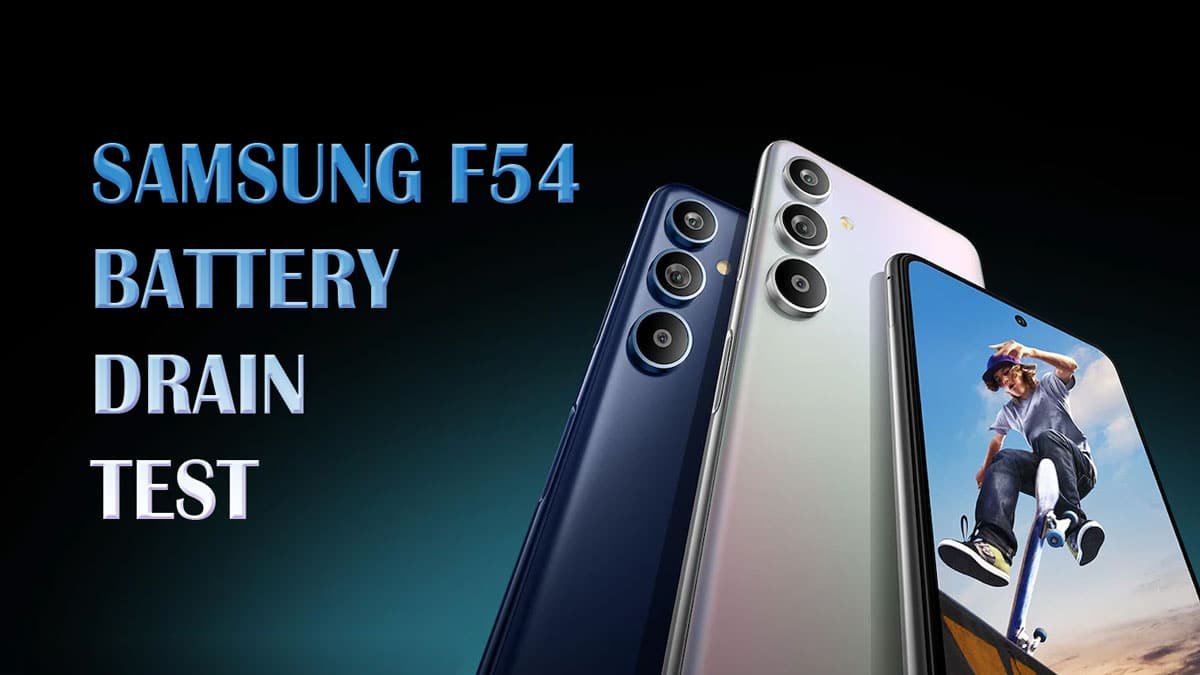 samsung galaxy f54 battery drain test