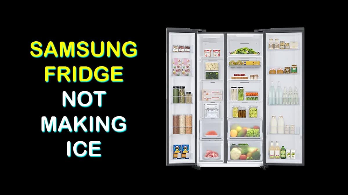 samsung fridge not making ice