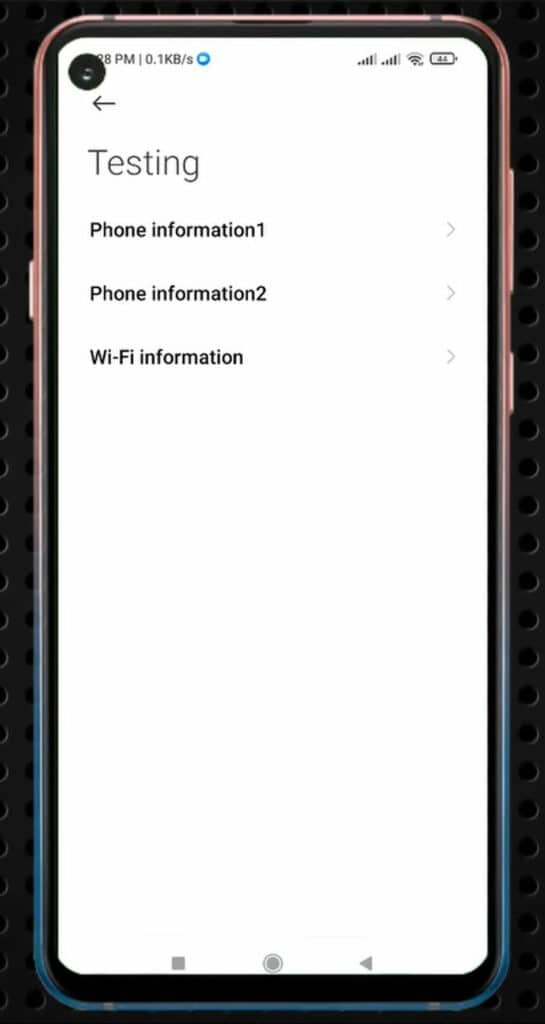 samsung secret code information
