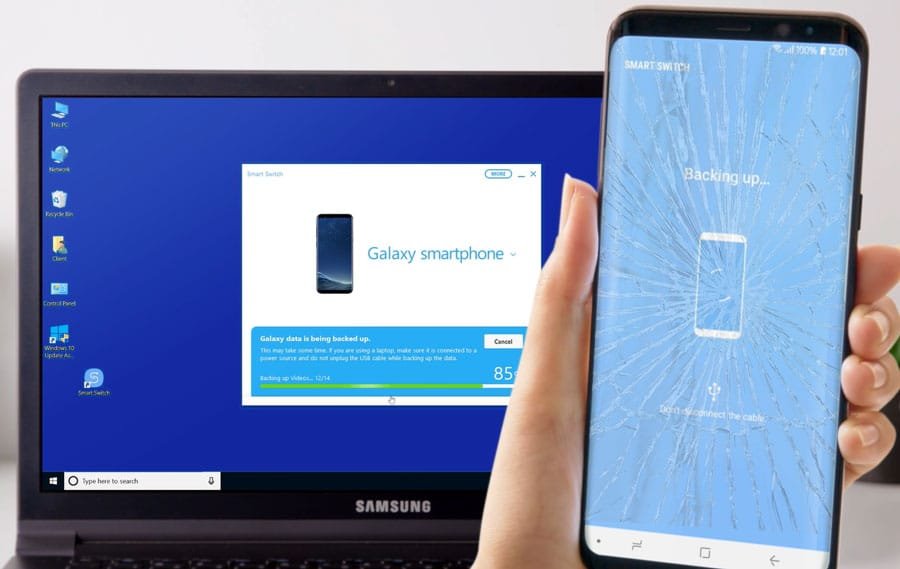 Samsung data recovery broken screen 