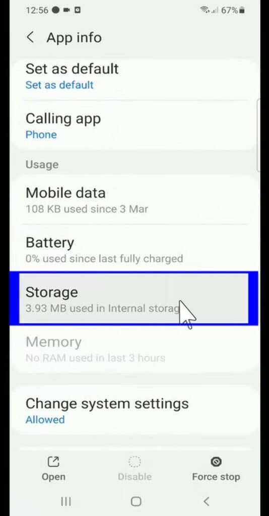 phone app info