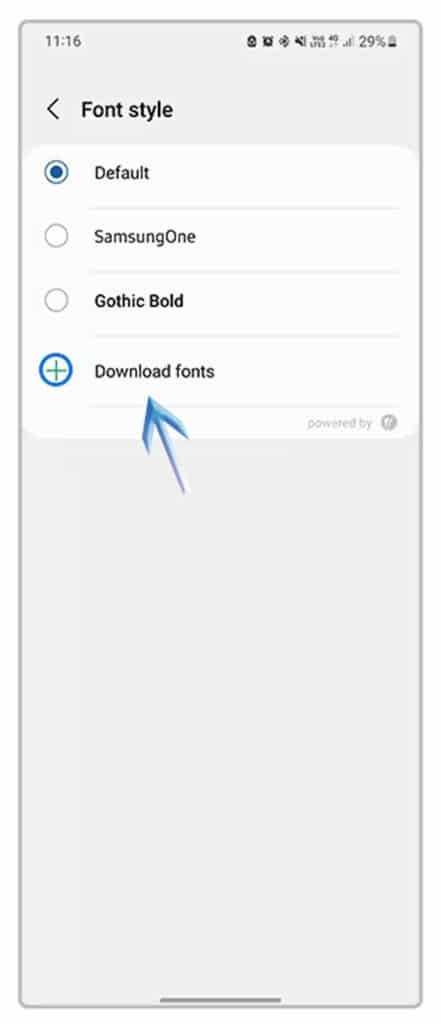 samsung galaxy font style free download