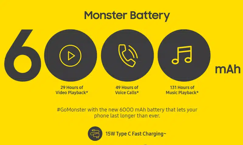 samsung galaxy m30s battery price