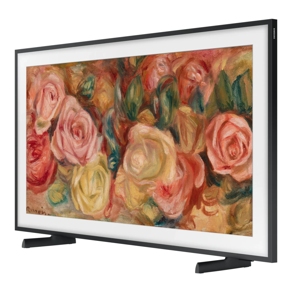Samsung 1.08 m (43) QLED LS03D 4K The Frame Smart TV (2024) (QA43LS03DAU) authentic hardware render for software, driver, and manual downloads