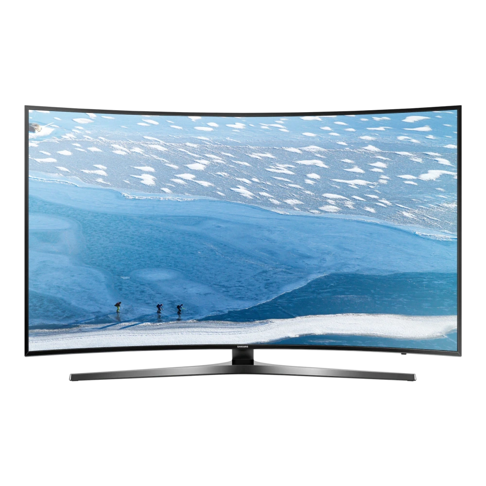 Samsung 108cm (43) UHD 4K Curved Smart TV KU6570 Series 6 (UA43KU6570ULXL) authentic hardware render for software, driver, and manual downloads