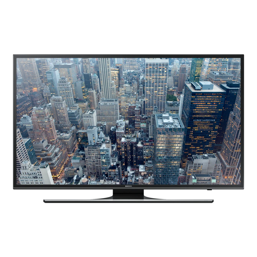 Samsung 120.9cm (48) UHD 4K Flat Smart TV JU6470 Series 6 (UA48JU6470ULXL) authentic hardware render for software, driver, and manual downloads