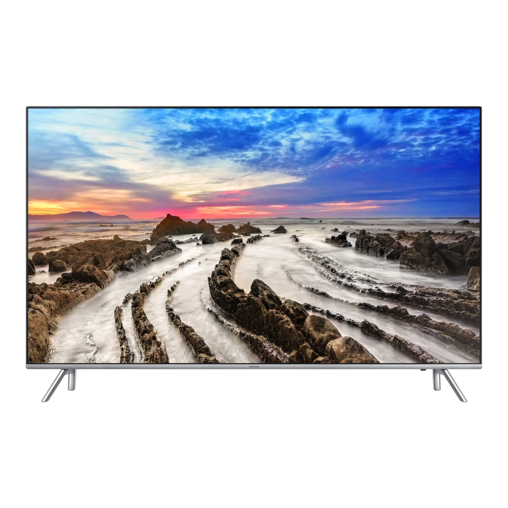 Samsung 123 cm (49) UHD 4K Smart TV MU7000 Series 7 (UA49MU7000KLXL) authentic hardware render for software, driver, and manual downloads