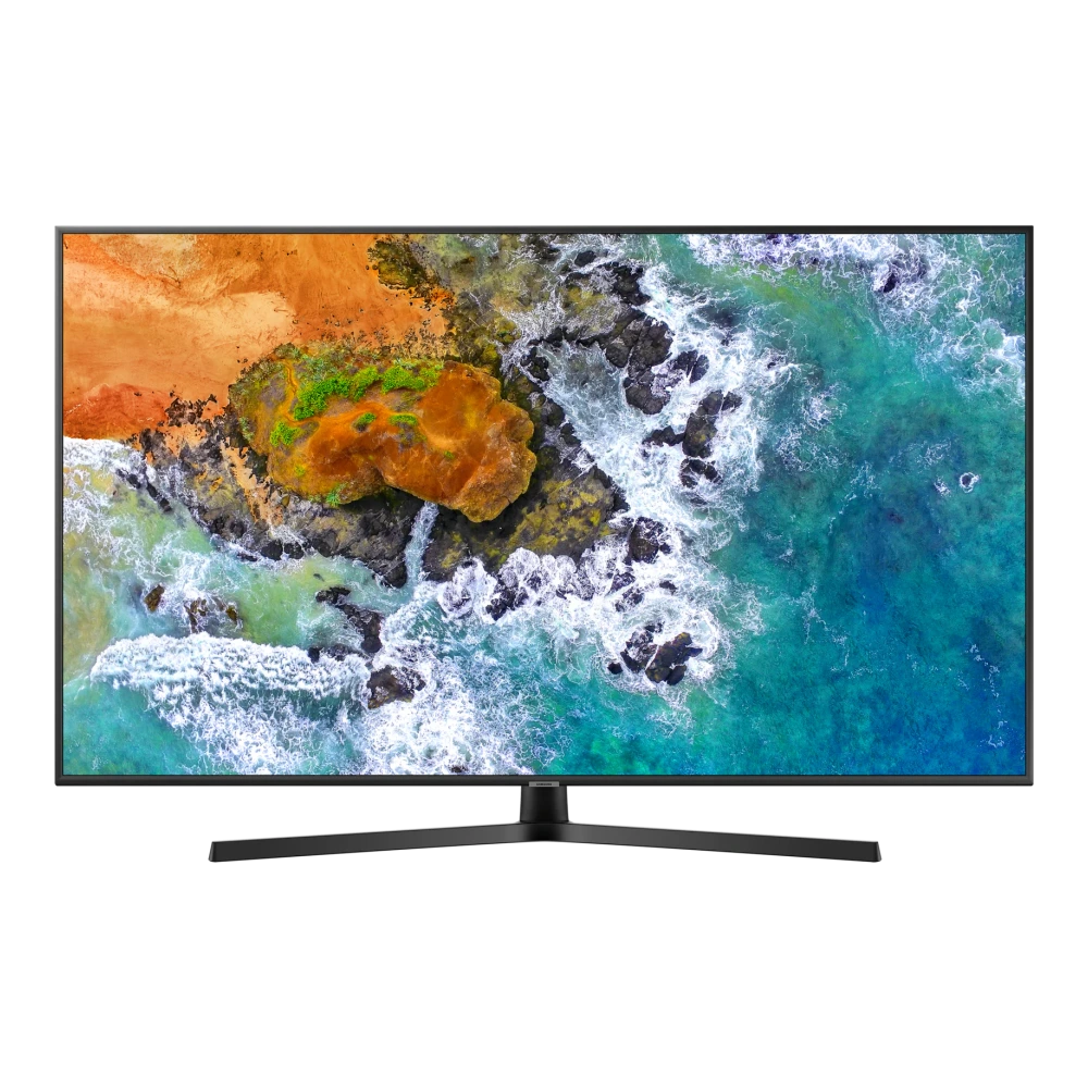 Samsung 1m 63cm (65") NU7470 Smart 4K UHD TV (UA65NU7470UXXL) authentic hardware render for software, driver, and manual downloads