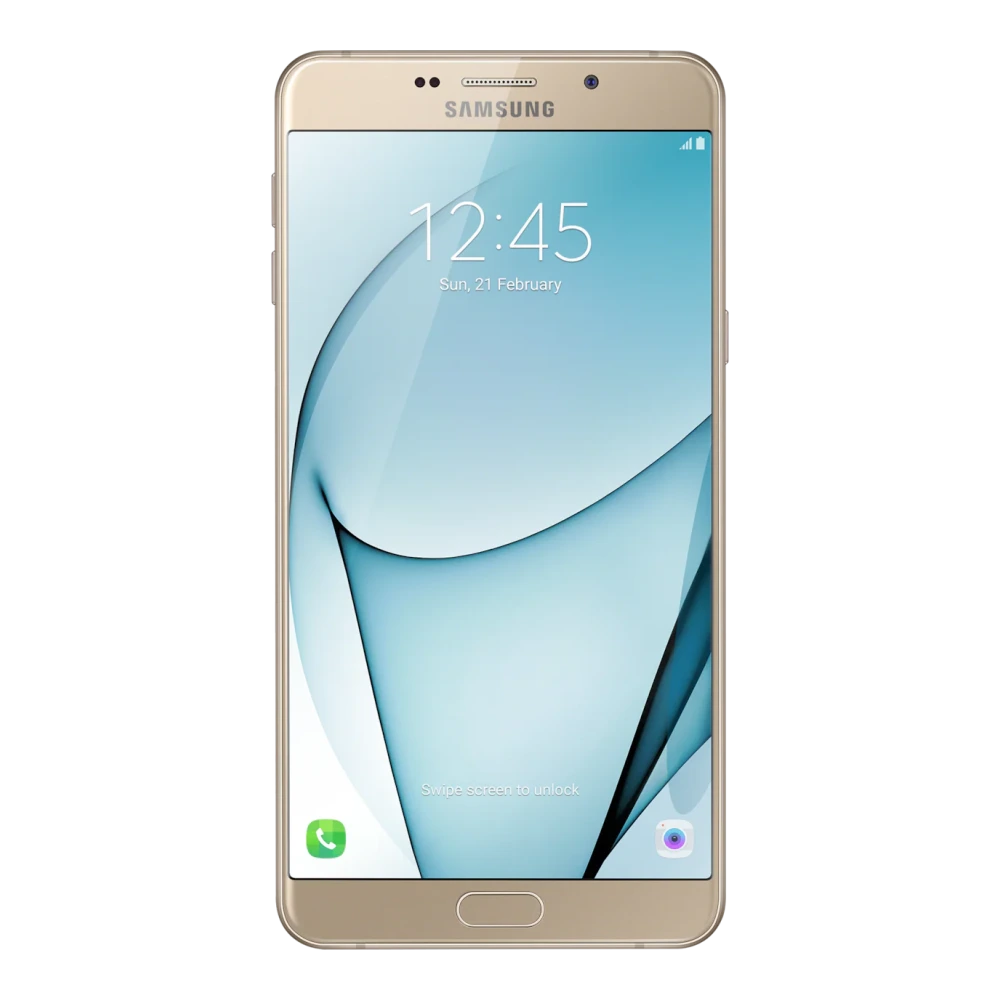 Samsung Galaxy A9 Pro (SM-A910F) authentic hardware render for software, driver, and manual downloads