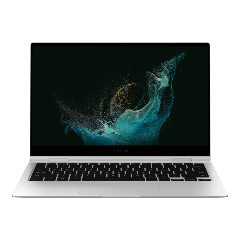 Samsung Galaxy Book2 Pro 360 authentic hardware render for software, driver, and manual downloads