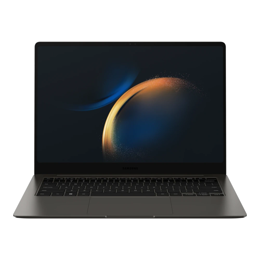 Samsung Galaxy Book3 Pro authentic hardware render for software, driver, and manual downloads