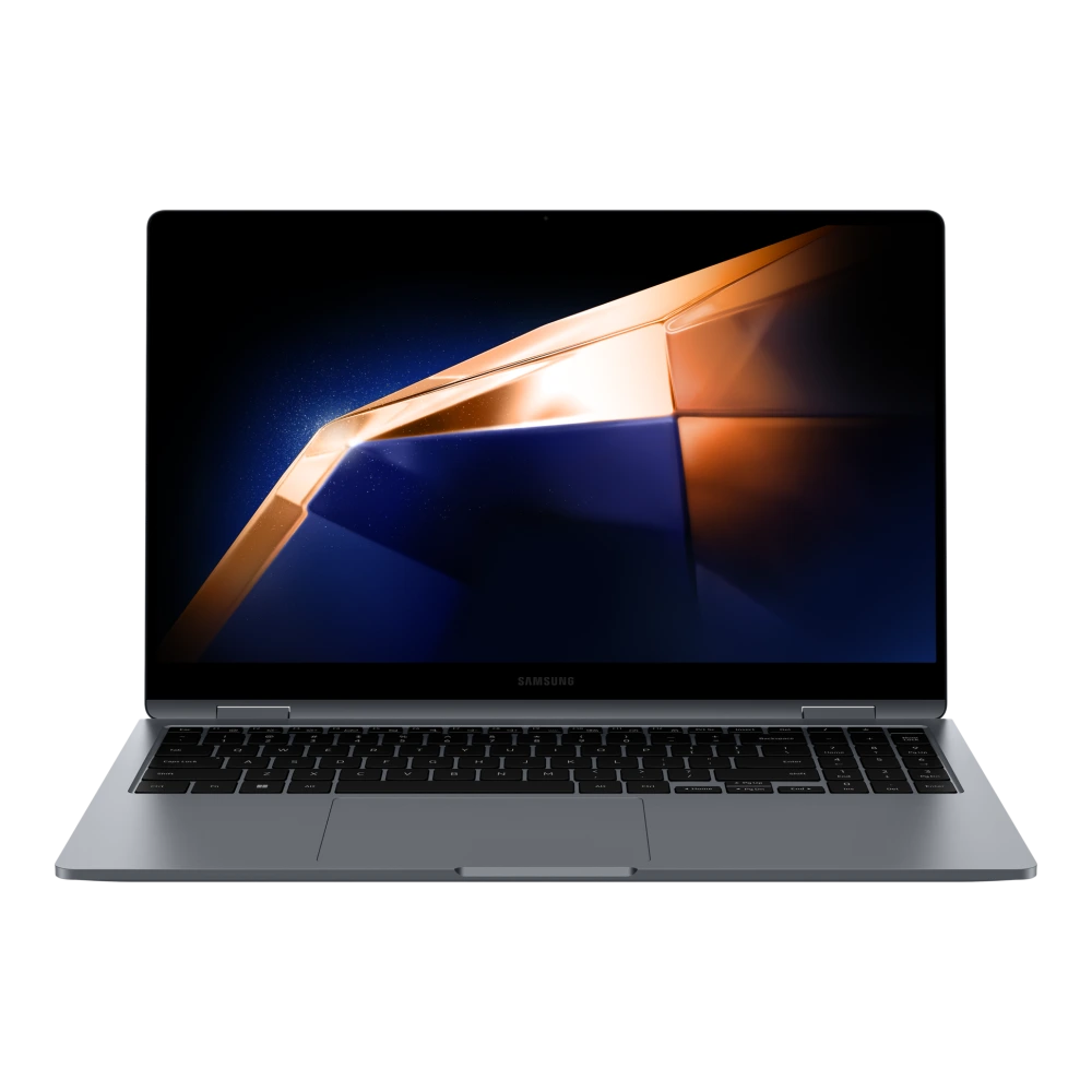 Samsung Galaxy Book4 360 authentic hardware render for software, driver, and manual downloads