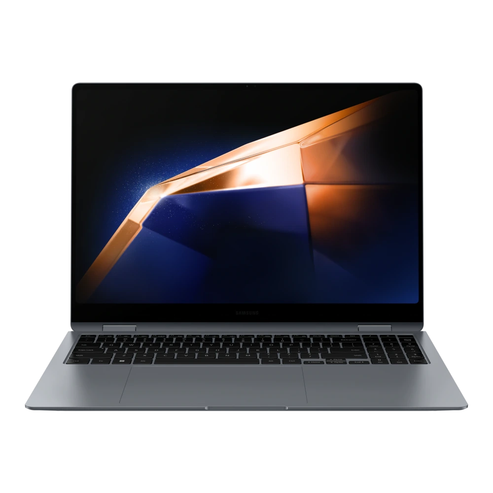 Samsung Galaxy Book4 Pro 360 authentic hardware render for software, driver, and manual downloads
