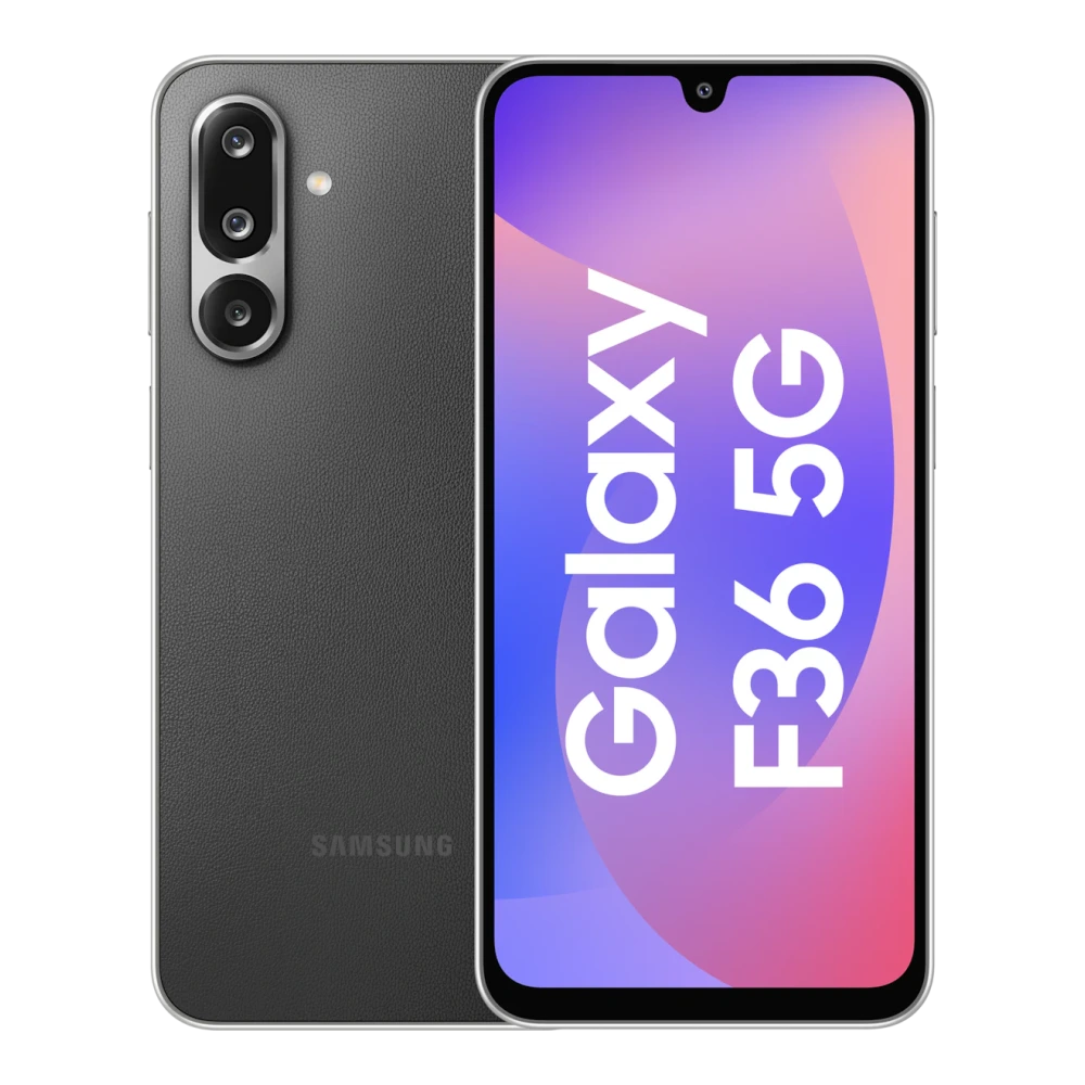 Samsung Galaxy F36 5G (6GB RAM) (SM-E366B) authentic hardware render for software, driver, and manual downloads