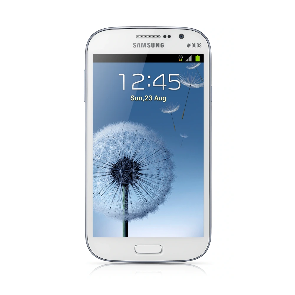 Samsung Galaxy Grand (GT-I9082) authentic hardware render for software, driver, and manual downloads