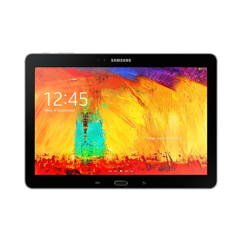 Samsung Galaxy Note 2014 Edition (10.1, 3G)‎ (SM-P601) authentic hardware render for software, driver, and manual downloads