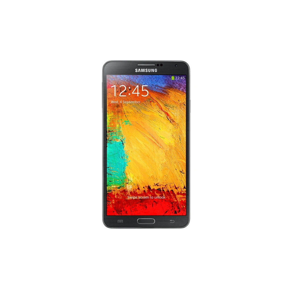 Samsung Galaxy Note III (SM-N900) authentic hardware render for software, driver, and manual downloads