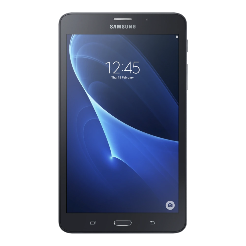 Samsung Galaxy Tab A 7.0 (SM-T285) authentic hardware render for software, driver, and manual downloads
