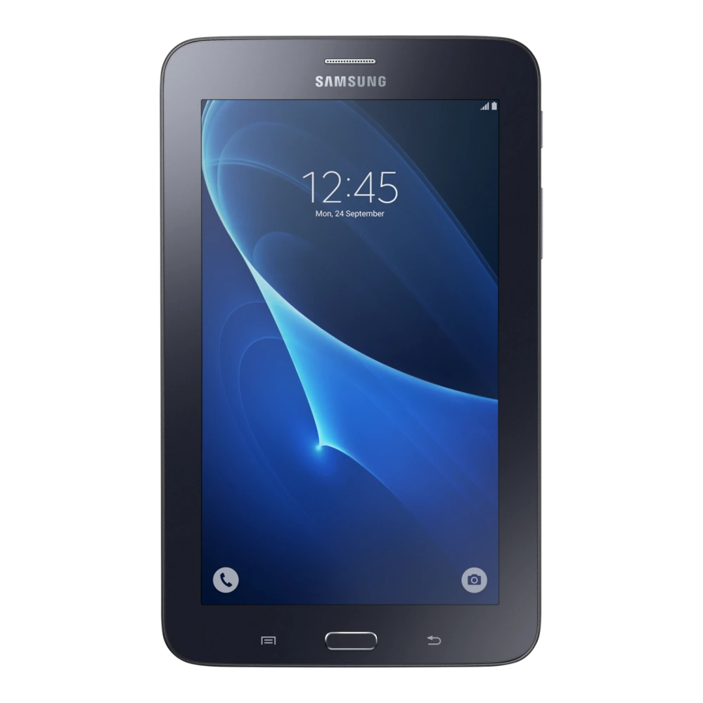 Samsung Galaxy Tab iris (SM-T116IR) authentic hardware render for software, driver, and manual downloads