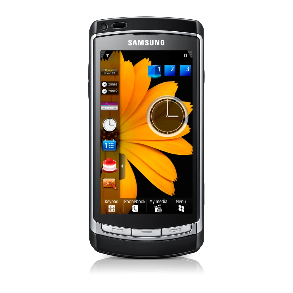 Samsung GT-I8910/M16 (GT-I8910) authentic hardware render for software, driver, and manual downloads