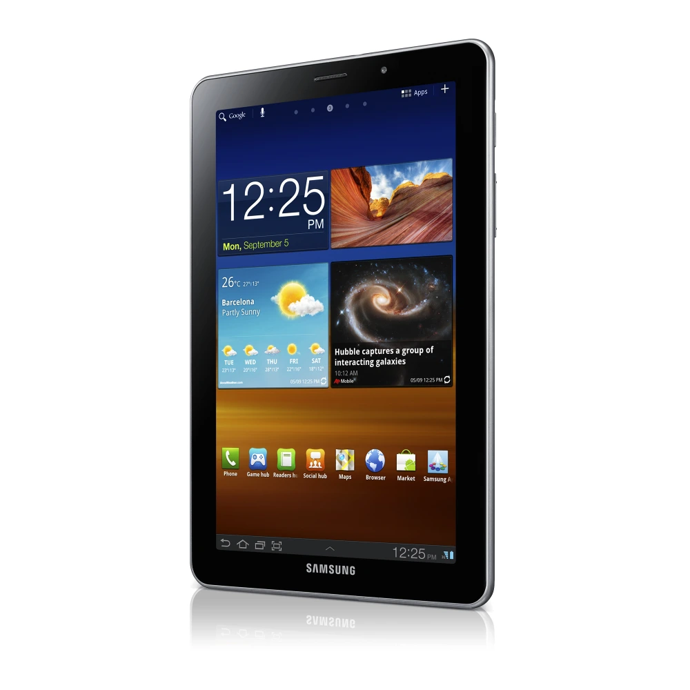 Samsung GT-P6800 (GT-P6800) authentic hardware render for software, driver, and manual downloads